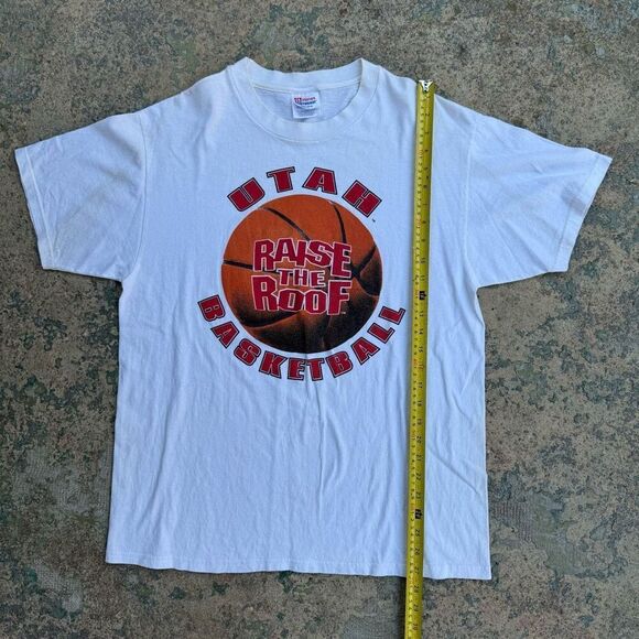 90’s Utah Basketball Raise The Roof Vintage Shirt - Picture 1 of 4